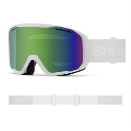 Smith Blazer Goggles White Green Sol-x Mirror
