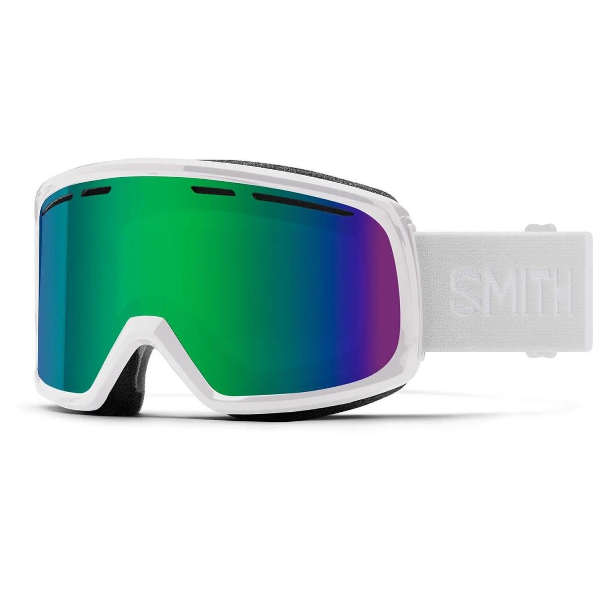 Smith Blazer Snow Goggles - 2025 - White W/green Sol-x Mirror