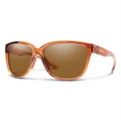 Smith Monterey Lady Cateye Sunglasses Crystal Tobacco/chromapop Polarized Brown