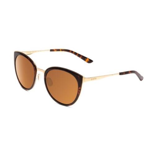 Smith Somerset Ladies Cateye Sunglasses Tortoise/chromapop Polarized Brown 53 mm