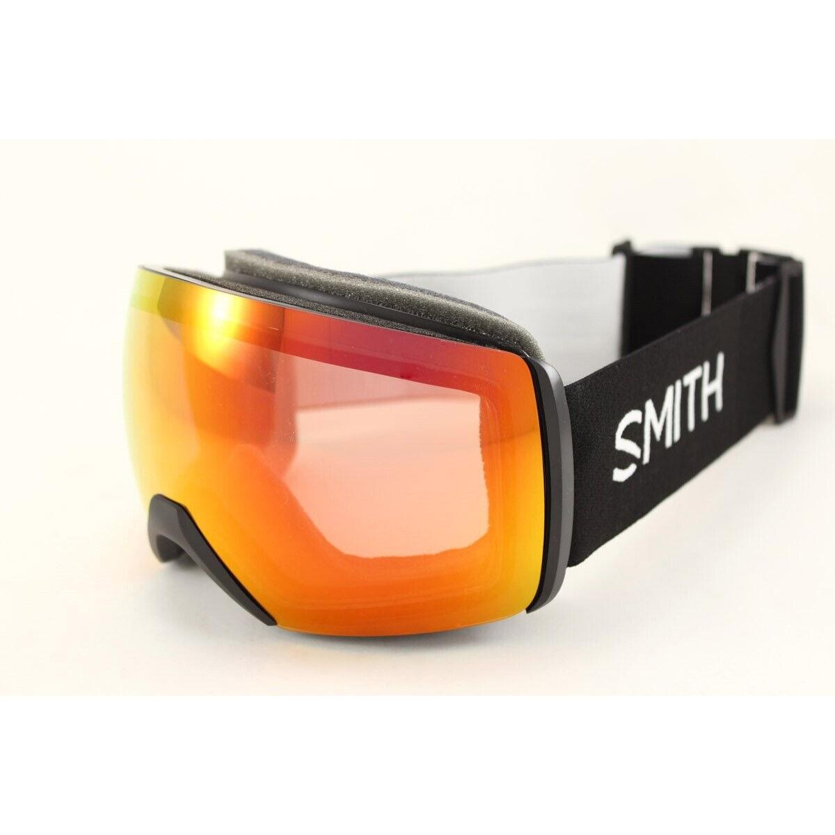 Smith Skyline XL Snow Goggles Black Frame Photochromic Red Mirror Lens