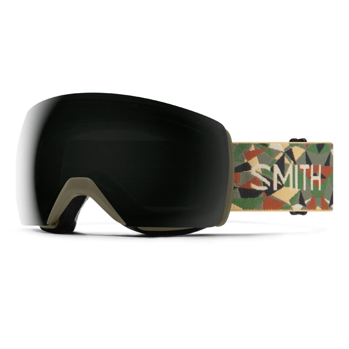 Smith Skyline XL Snow Goggles Alder Geo Camo Chromapop Sun Black Lens