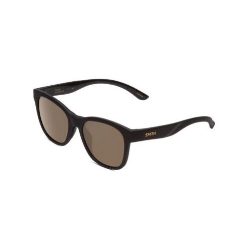 Smith Caper Women Cateye Sunglasses in Black/chromapop Polarized Gray Green 53mm