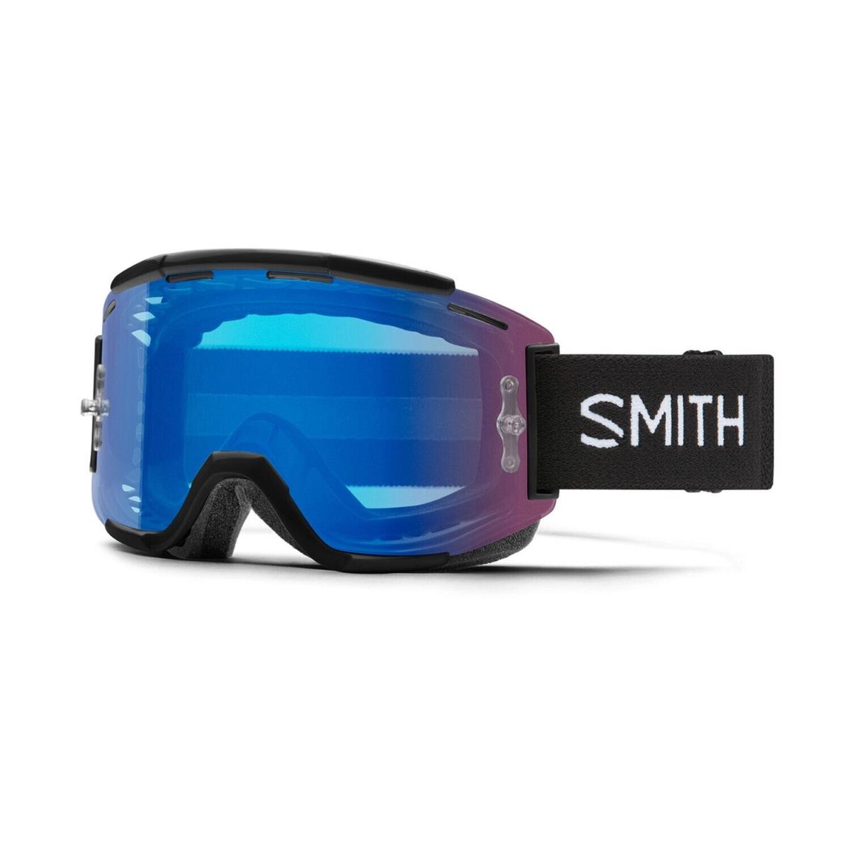 Smith Squad Mtb / Bike Goggles Black Chromapop Contrast Rose + Bonus Lens