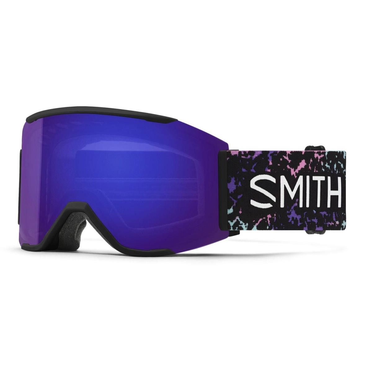Smith Squad Mag Ski / Snow Goggles Study Hall Everyday Violet Mirror Lens +bonus - Frame: