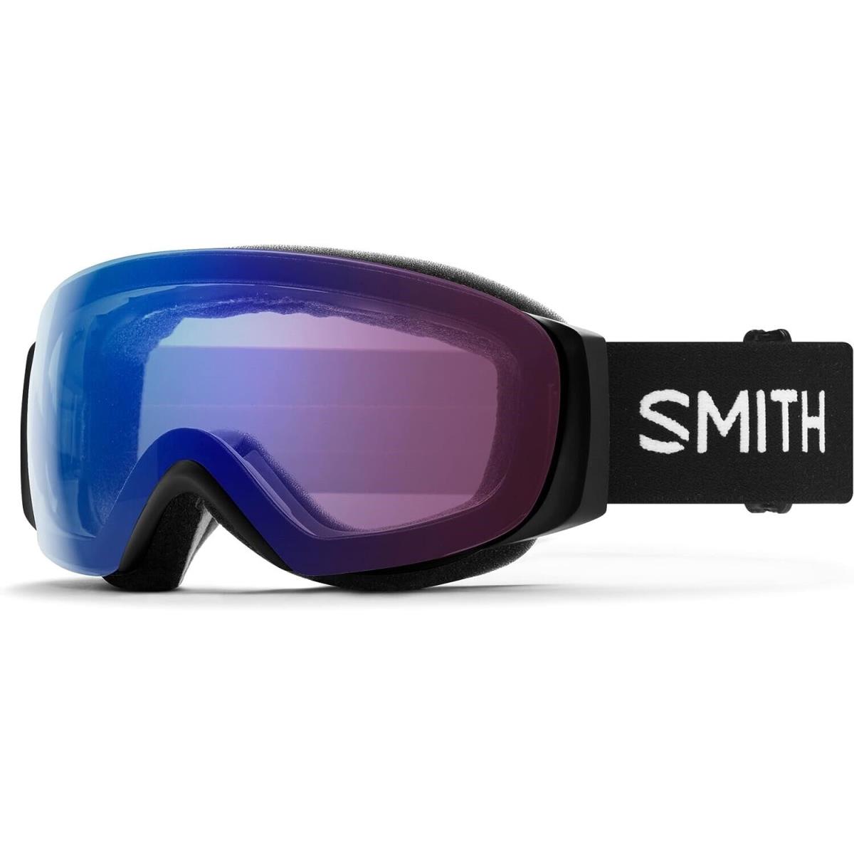 Smith I/o Mag S Snow Goggles Black Chromapop Photochromic Rose Flash + Bonus