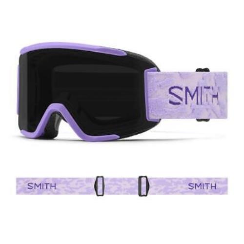 Smith Squad S Goggles Peri Dust Peel Chromapop Sun Black + Bonus Clear