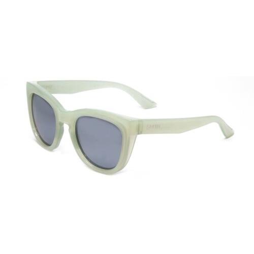 Smith Sidney Lady Cateye Polarized Sunglasses Ice Smoke Green/silver Mirror 52mm - Frame: , Lens:
