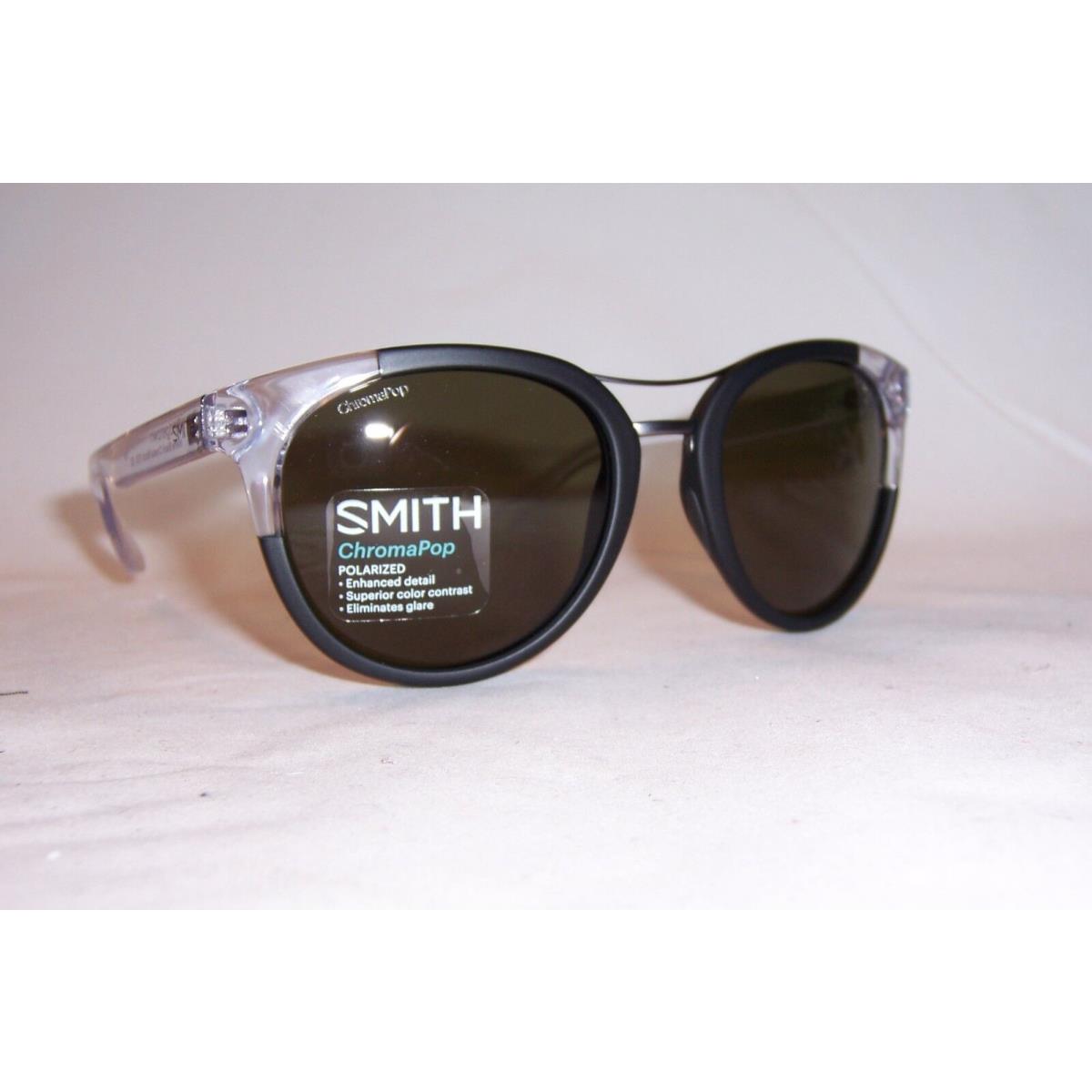 Smith Sunglasses Bridgetown/s 7C5-L7 Black/gray Green Polarized Chromapop