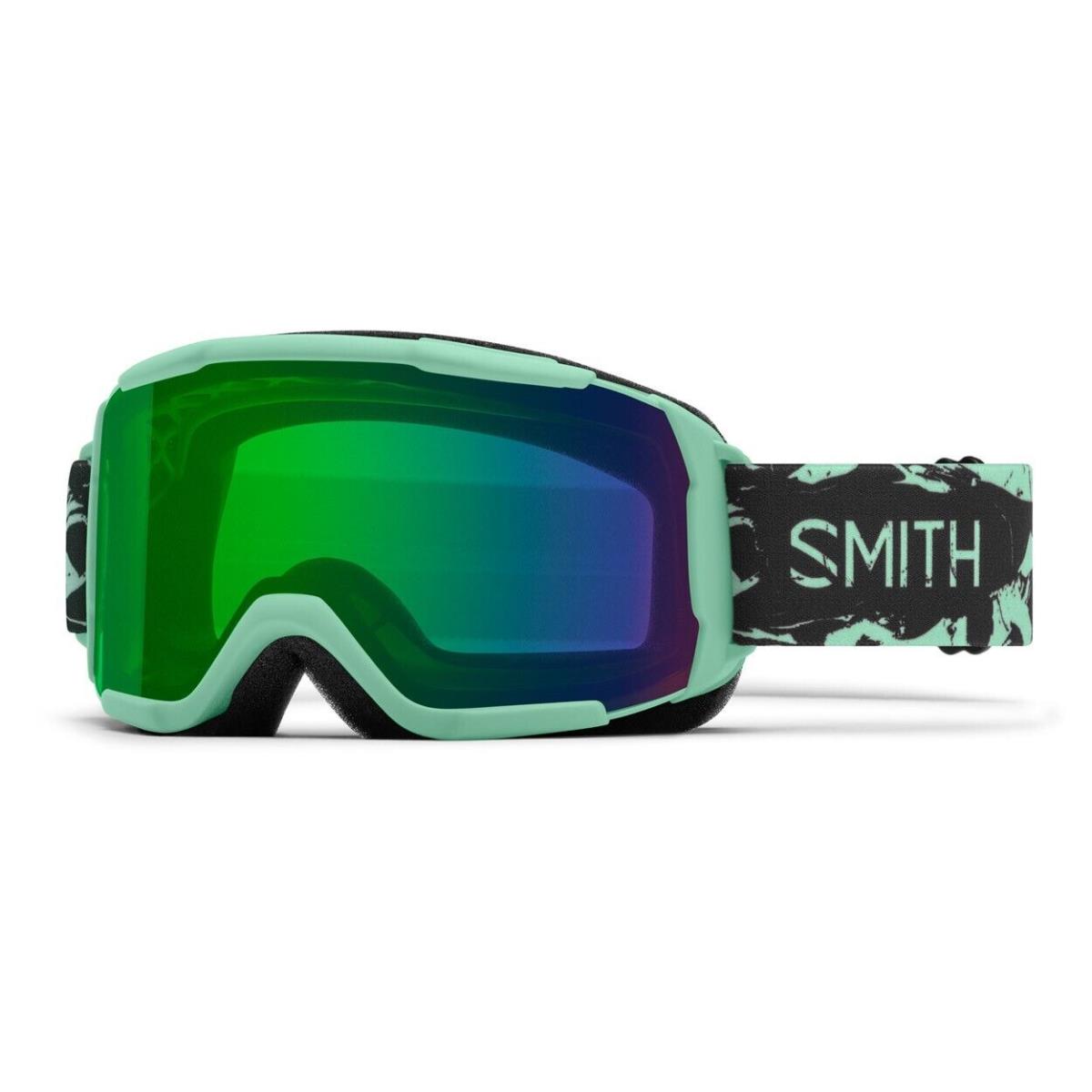 Smith Showcase Otg Snow Goggles Bermuda Marble Everyday Green Mirror Lens