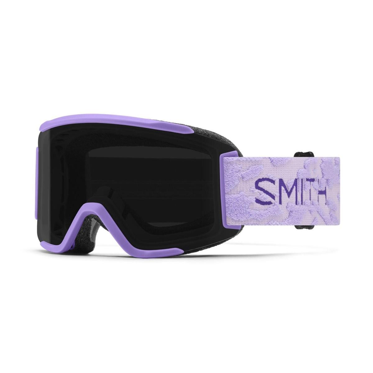 Smith Squad S Snow Goggles Peri Dust Peel Frame CP Sun Black Lens + Bonus