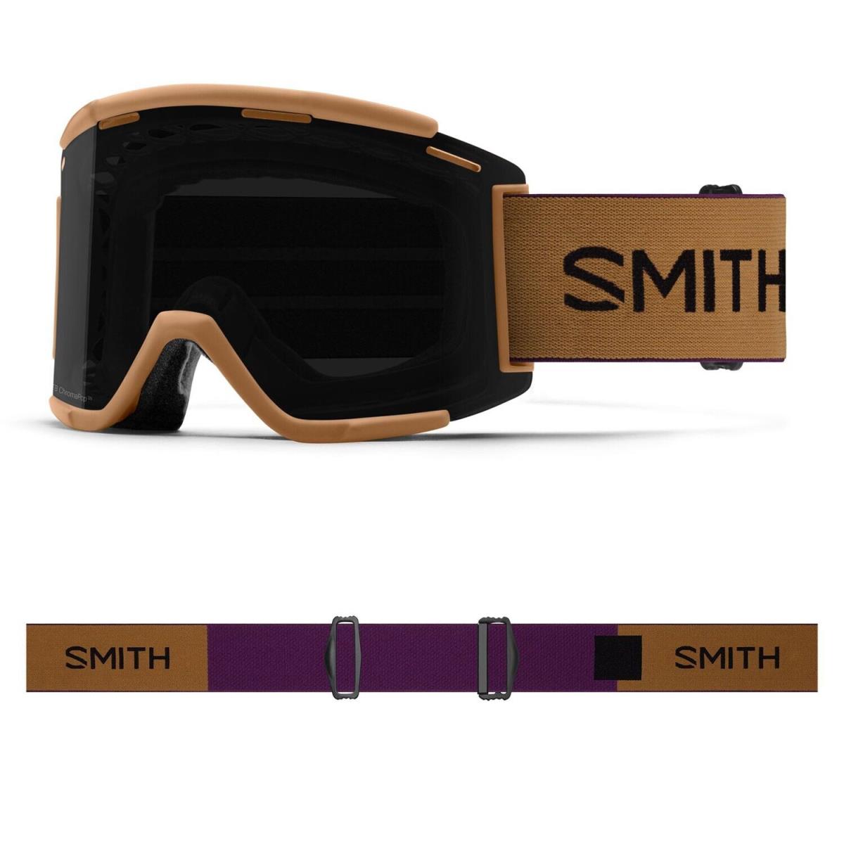 Smith Squad XL Mtb/bike Goggles Indigo / Coyote Chromapop Sun Black + Bonus Lens