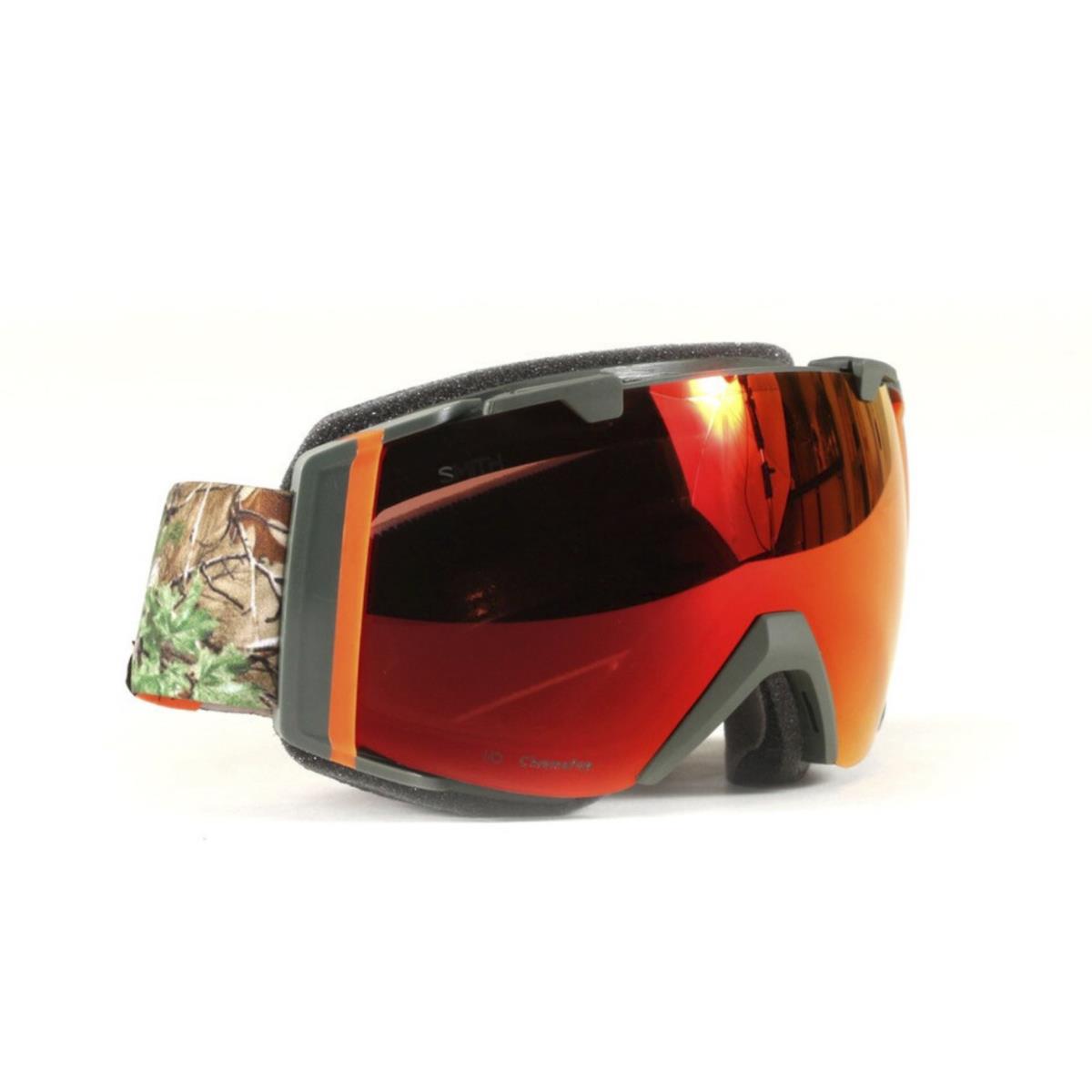 Smith IO I/o Asian Fit Goggles-lago ID Realtree Camo-photochromic Red+bonus