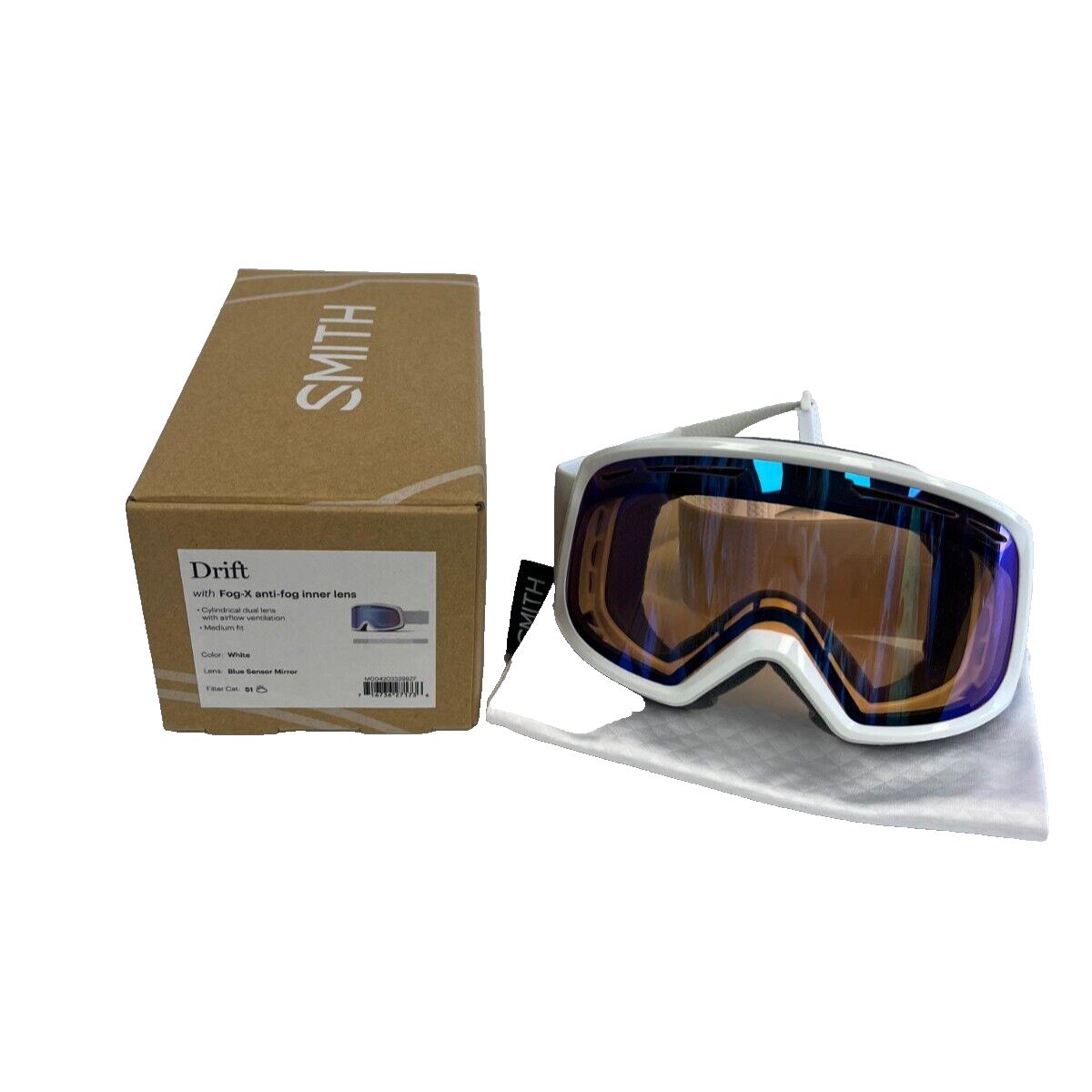 Smith Drift-2 Ski/snow Goggles Medium Fit Fog-x Anti-fog Women`s