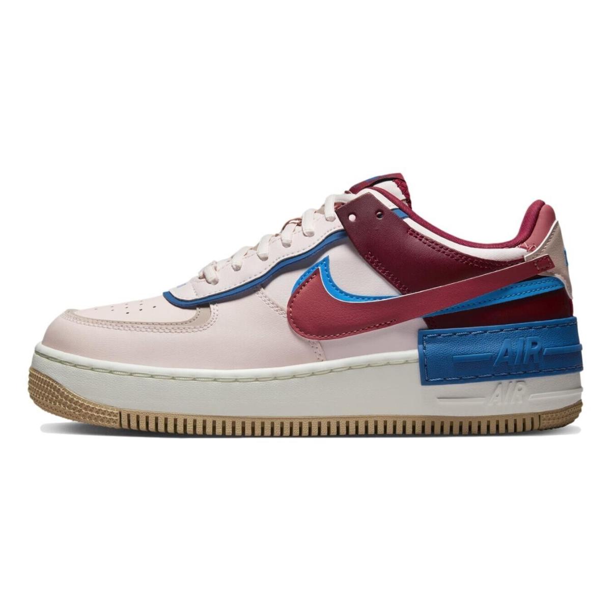 Size 10.5 - Nike Women`s Air Force 1 Shadow `soft Pink Canyon Rust` CI0919-601 - Light Soft Pink/Canyon Rust