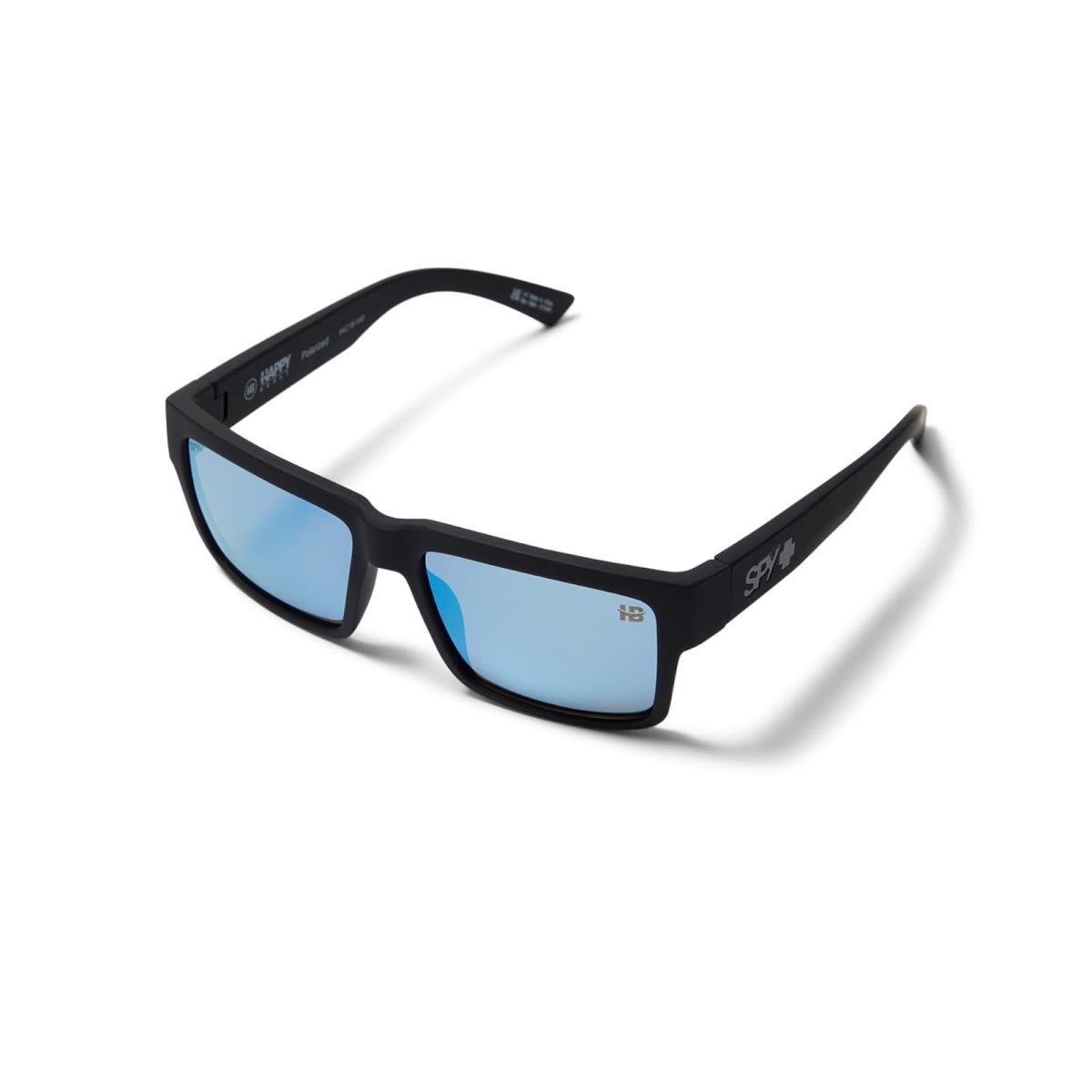 Unisex Sunglasses Spy Optic Montana Soft Matte Black/Happy Boost Polar Ice Blue Mirror