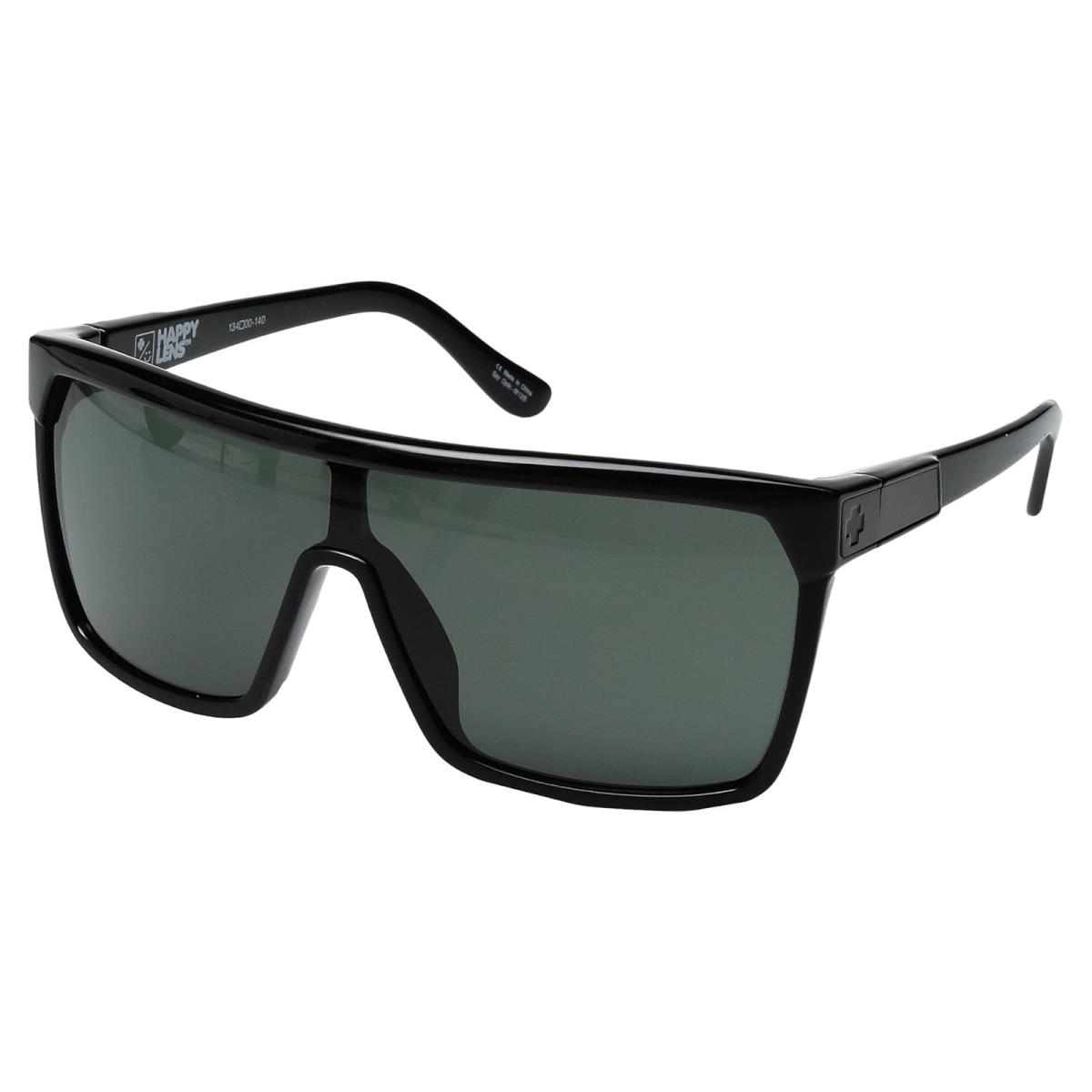 Unisex Sunglasses Spy Optic Flynn Shiny Black/Matte Black/Happy Gray/Green