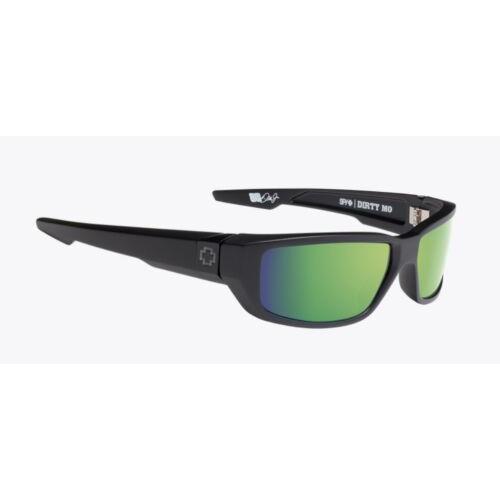 Spy Dirty Mo Sunglasses - Soft Matte Black / Hd+ Bronze Polar Green Spectra