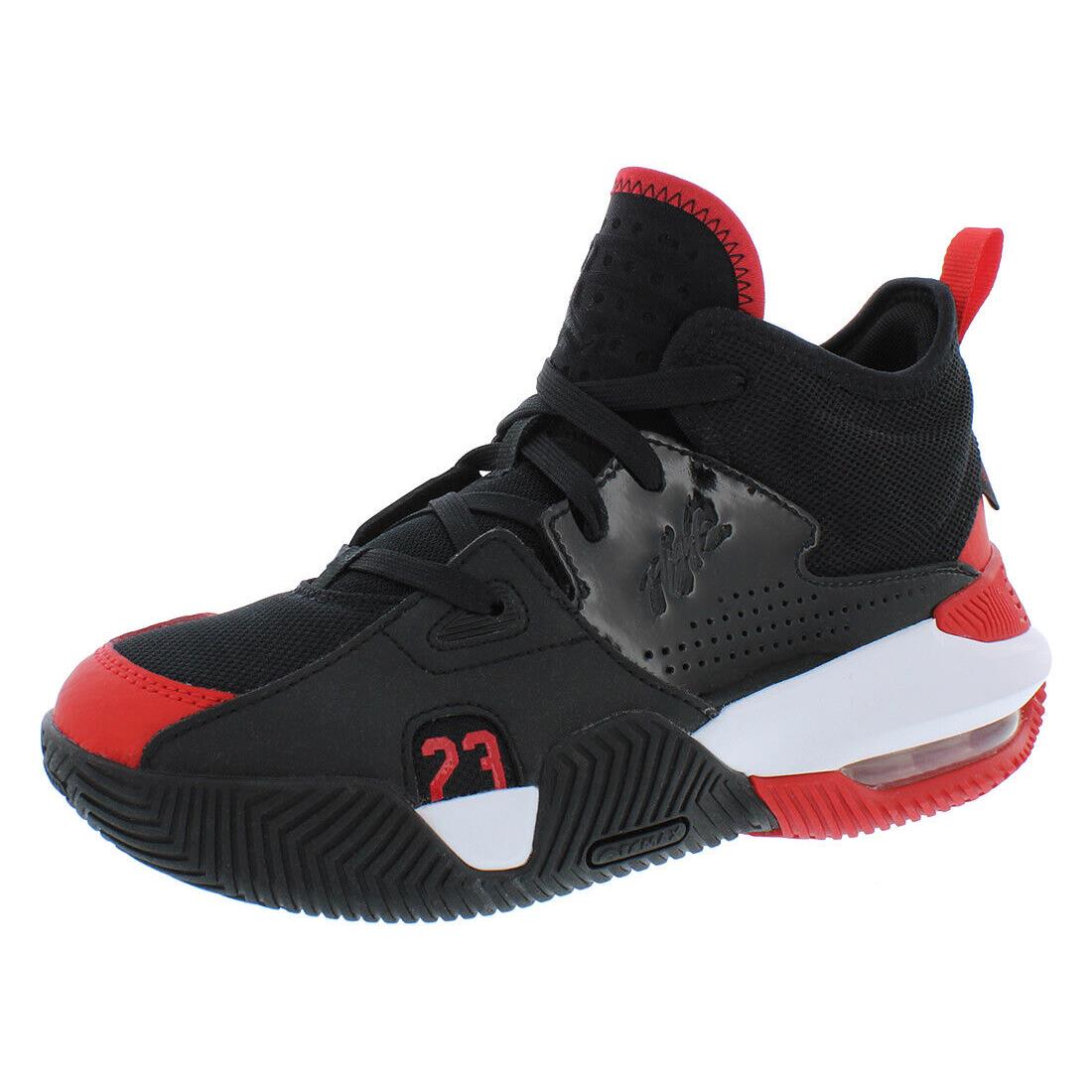 Nike Stay Loyal 2 GS Boys Shoes Size 6 Color: Black/university Red/white