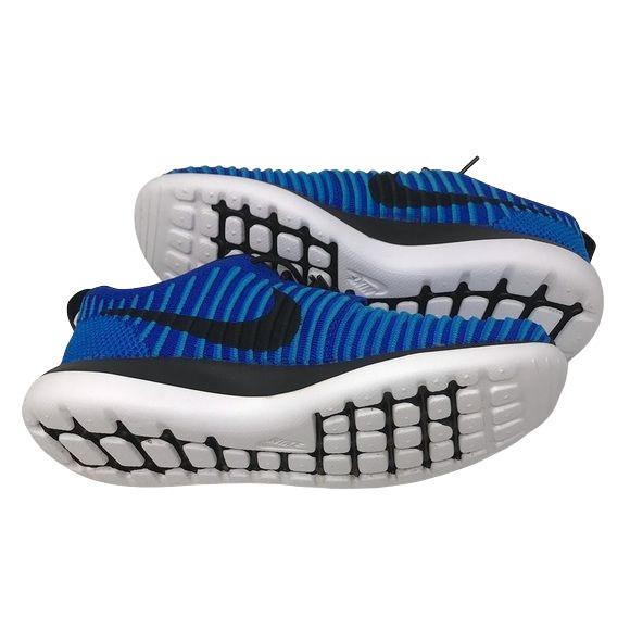 Nike Kid`s Roshe Two Flyknit Size 6.5Y - Racer Blue/Black