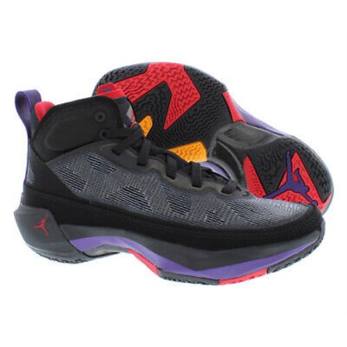Nike Air Jordan Xxxvii GS Boys Shoes Size 7 Color: Black/true Red/club Purple