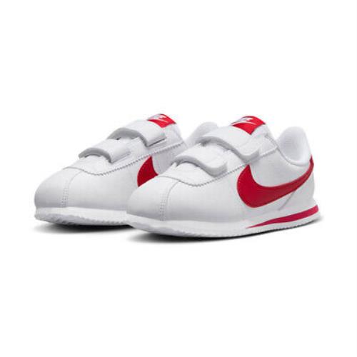 Boys Pre School Nike Cortez Basic Sl_white/gym Red 904767-101-SIZE 1