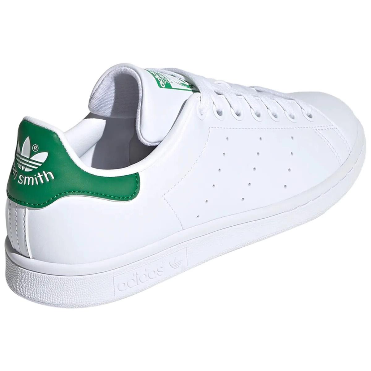 Wmns Adidas Stan Smith `cloud White Green` Athletic Sneakers Q47226 - Multicolor