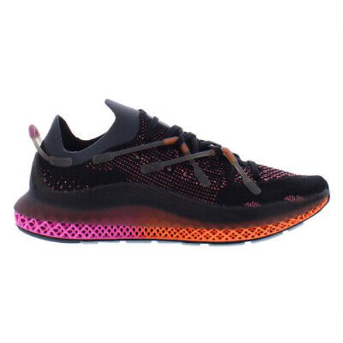 Adidas 4D Fusio Mens Shoes - Black/Pink/Orange, Main: Black