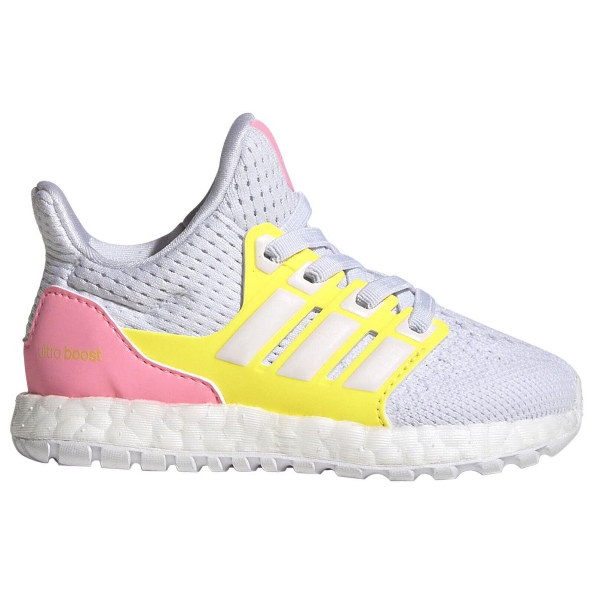 Adidas Ultraboost 5.0 Dna Infants `white Beam Pink` GZ5029 - White