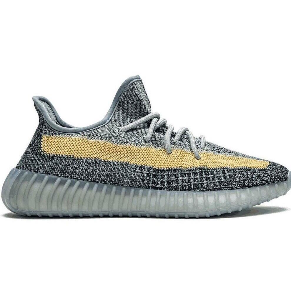 Men`s Adidas Yeezy Boost 350 V2 `ash Blue` GY7657 - Ash Blue/Ash Blue