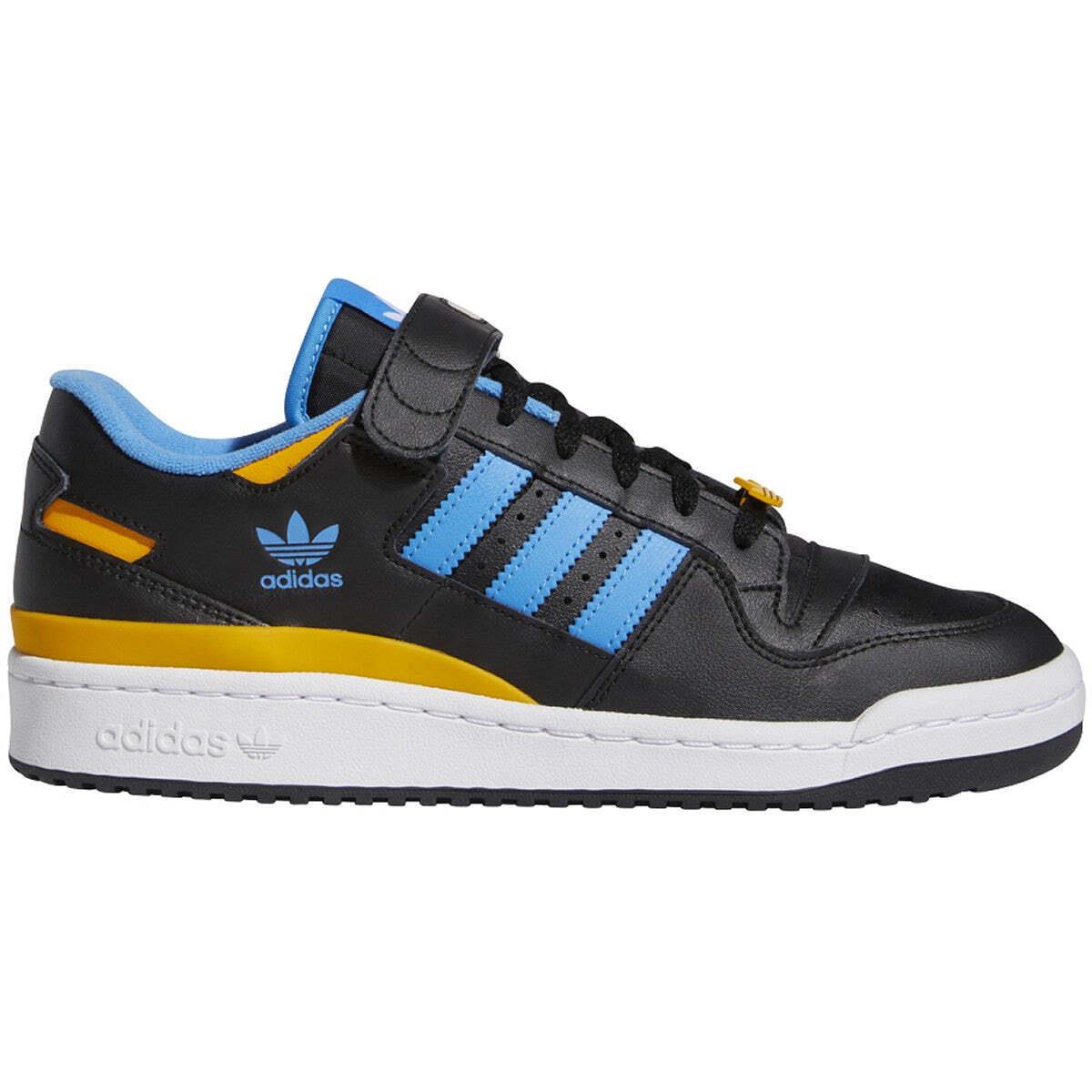 FZ5890 Mens Adidas Forum Low - Cblack,Pulblu,Cogold