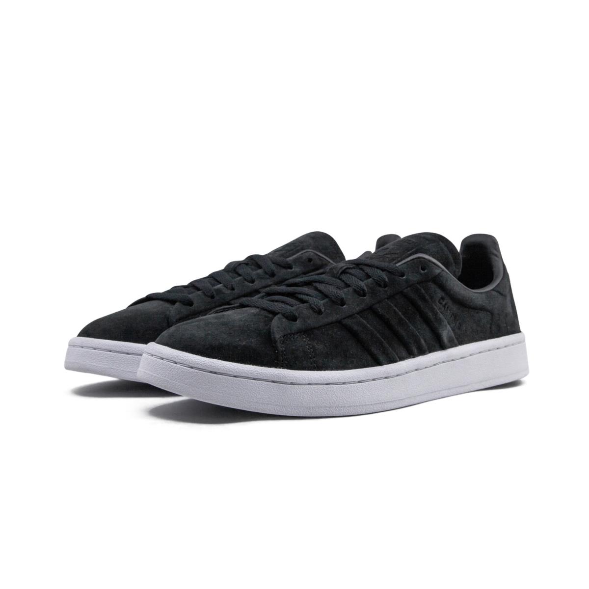 Adidas Men`s Campus Stitch and Turn Athletic Fashion Sneakers BB6745 - Black