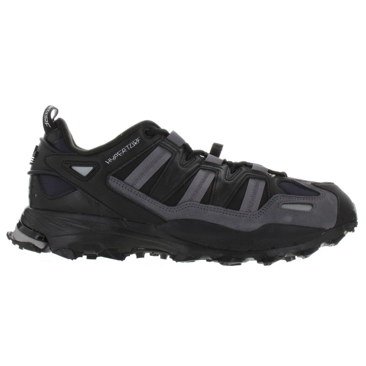 Adidas Men`s Originals Hyperturf Black Silver Sneakers Size 12.5 - 13