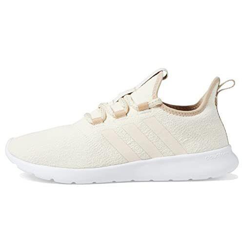 Adidas Women`s Cloudfoam Pure 2.0 Sneaker - Wonder White/Bliss Orange/Magic Beige