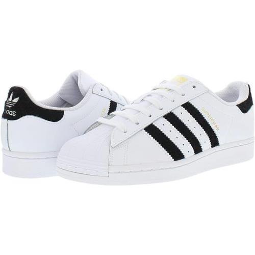 Adidas Men`s Superstar White/core Black/gold GX3775 - White