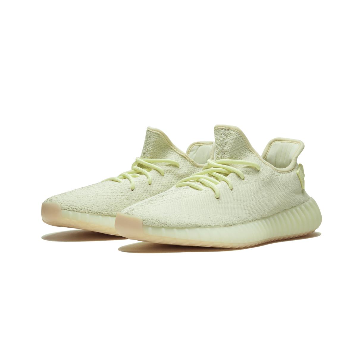 Adidas Men`s Yeezy Boost 350 V2 Butter Athletic Fashion Sneakers F36980 - yellow