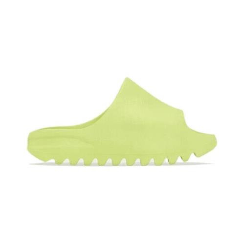 Kid`s GS Adidas Yeezy Slide `glow Green` 2022 HQ4116 - Green