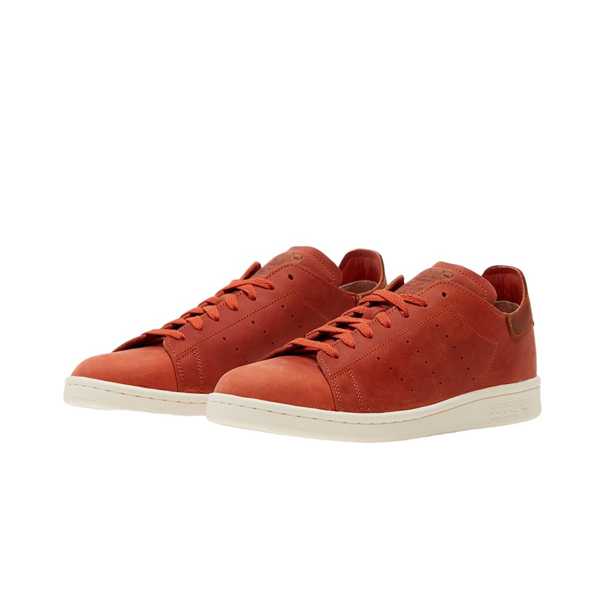 Men`s Adidas Originals Surf Red Leather Stan Smith Recon Sneakers HO3703 - Red