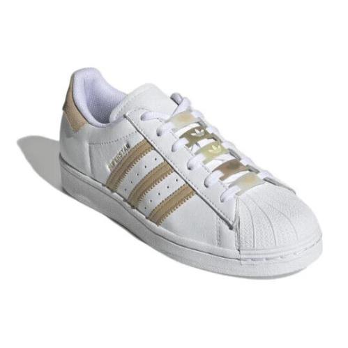 Women`s Adidas Superstar `white Pale Nude` GZ0868 - White