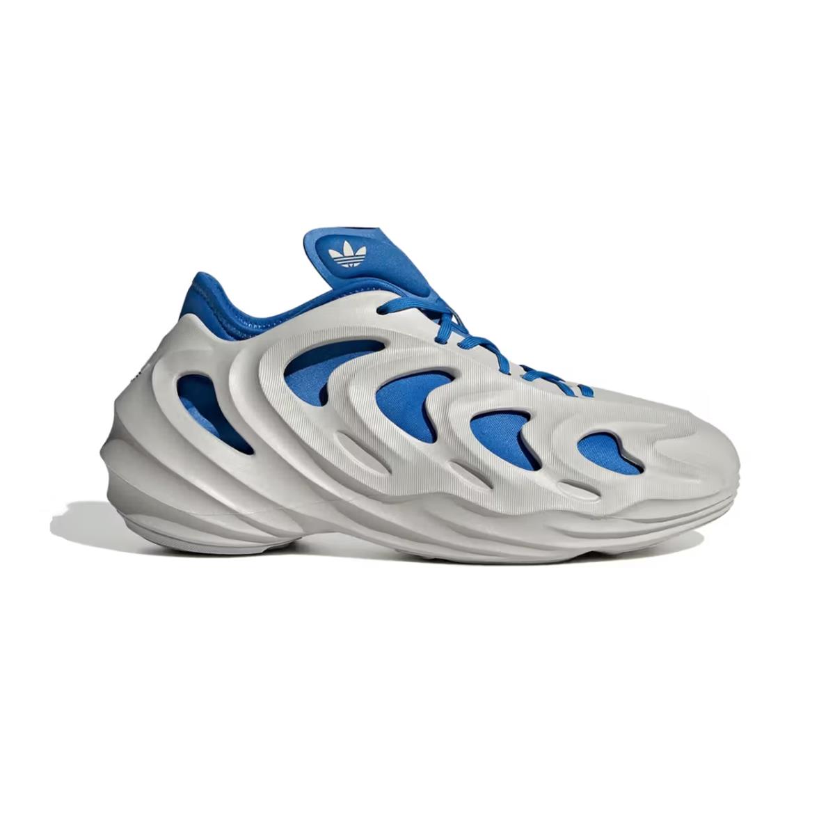 HQ4333 Adidas Men`s Adifom Q Grey Two Royal Blue Sneakers - Grey Two, Royal Blue