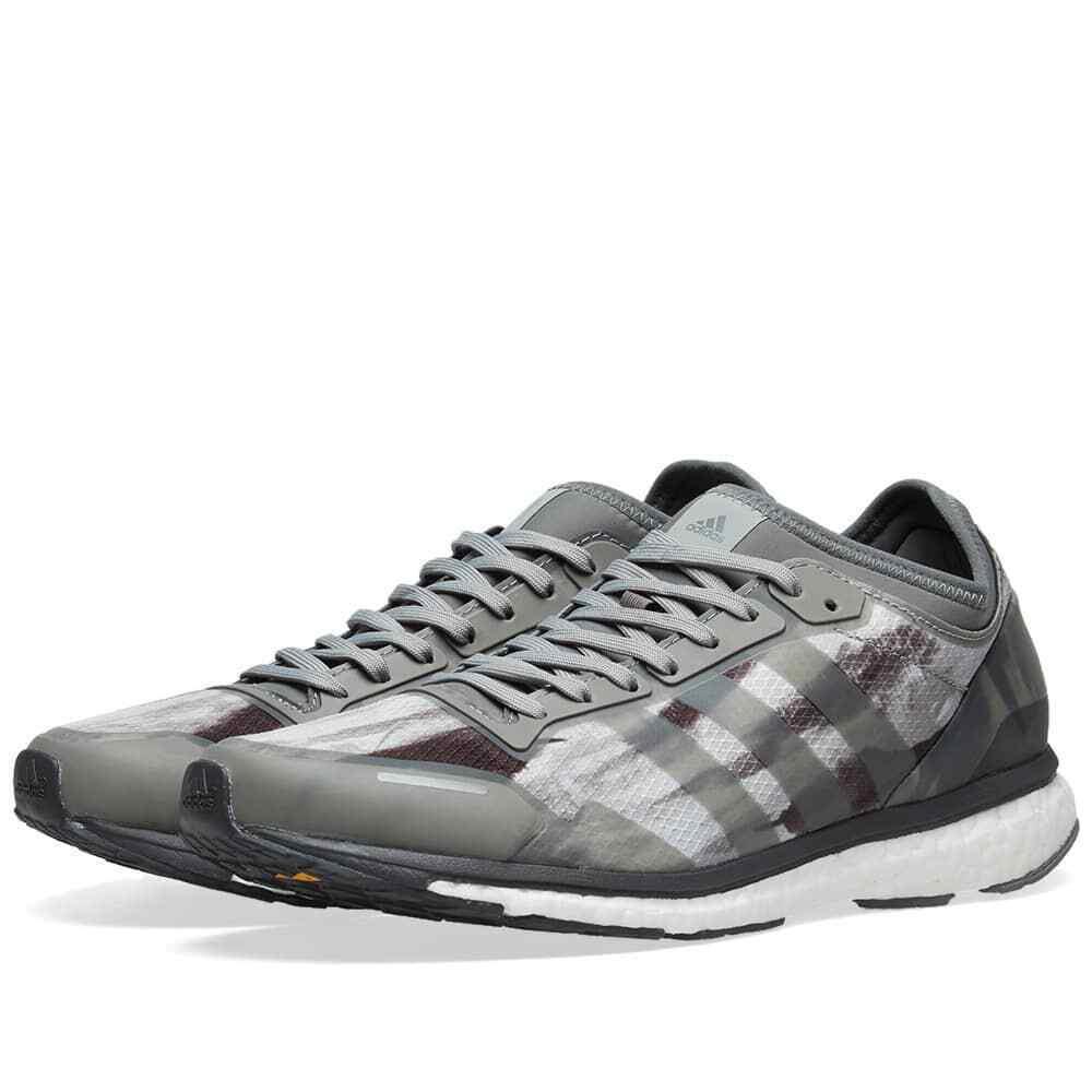 Adidas Men`s Adizero Adios Undftd `shift Grey` Fashion Sneakers BC0470 - Gray