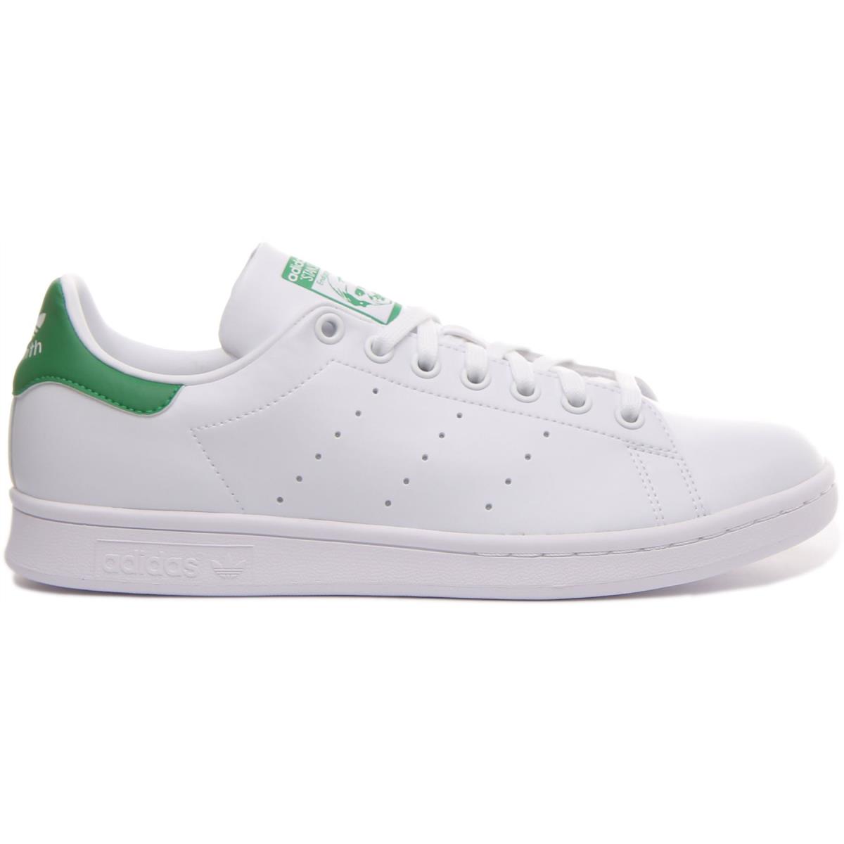 Adidas Mens Stan Smith Classic Tennis Sneakers In White Green Size US 6 - 7 - WHITE GREEN