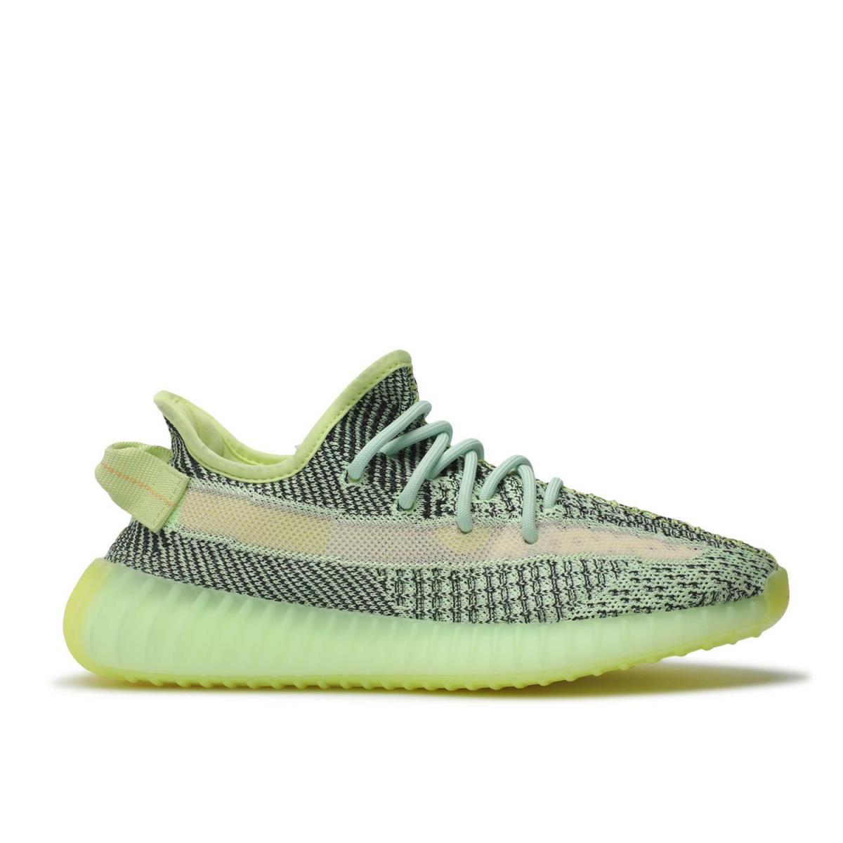 Adidas Yeezy Boost 350 V2 `yeezreel Reflective` Men`s Sneakers fx4130 - Green