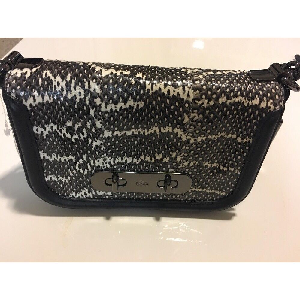 Coach Swagger Mini Shoulder Bag 20 with Chain Link Detail