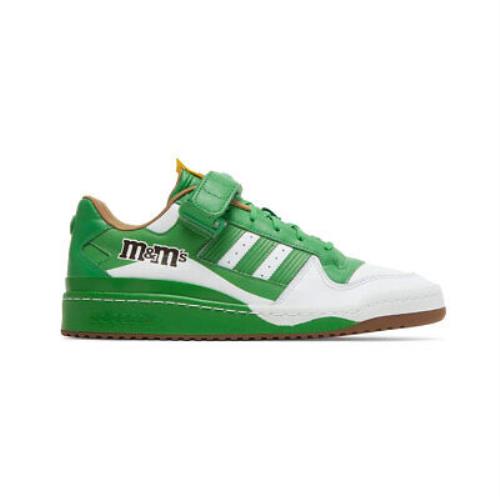 Adidas Men`s Forum Low M M`s GY6314 Green/white/yellow SZ 3-15 - Green/White/Yellow