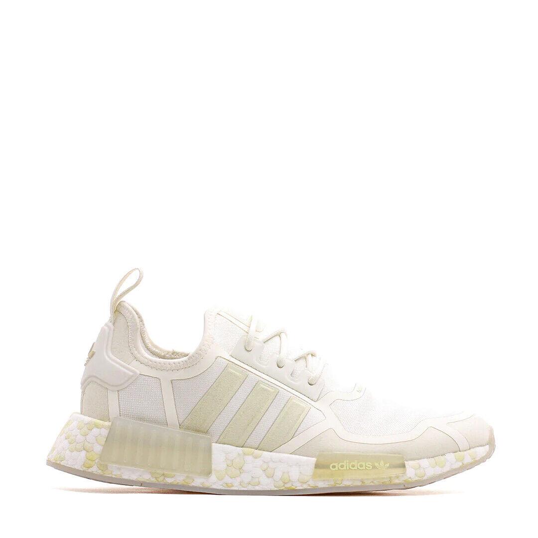 Mens Adidas NMD_R1 `off White Sand` Athletic Fashion Sneakers gw5638 - Multicolor