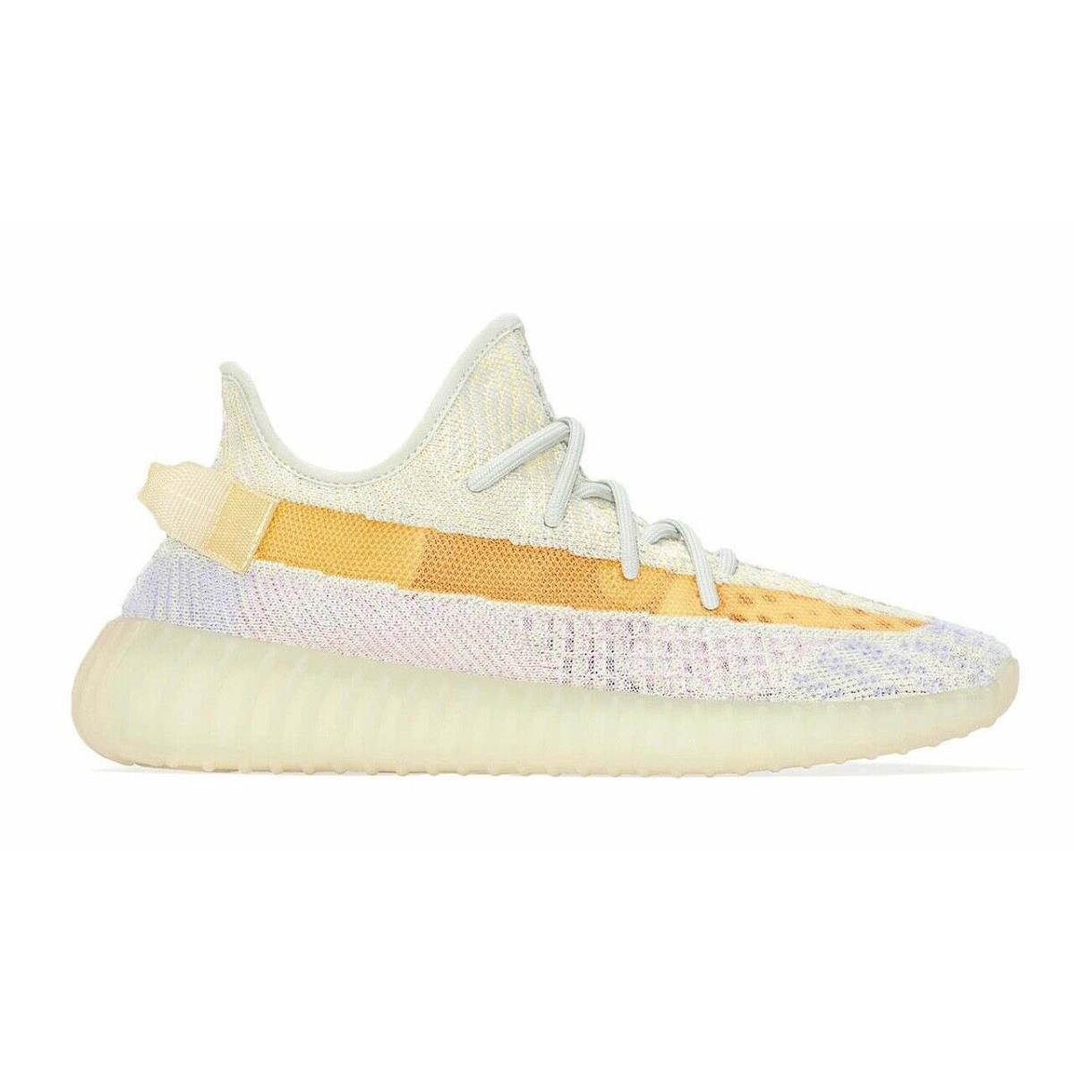 Men`s Adidas Yeezy Boost 350 V2 `light` GY3438 Fashion Casual Sneakers - Light/Light/Light