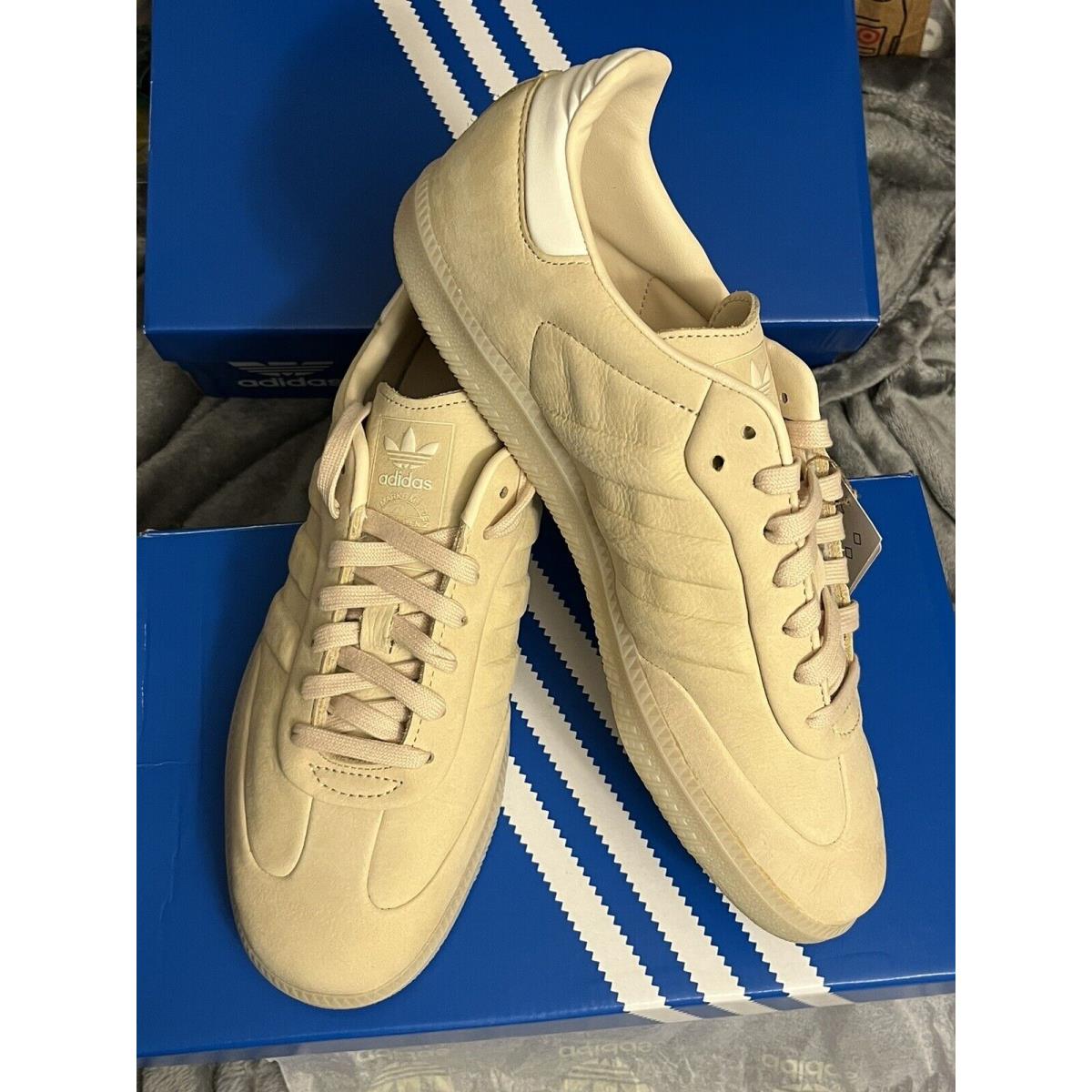 Samba Leather Sand Strata Men s US 9 Adidas Originals IE4956 OG