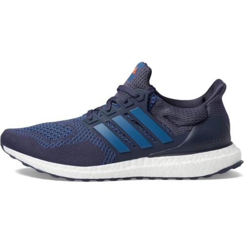Adidas Men`s Ultraboost 1.0 Shoes Running Shadow Navy/Blue/Impact Orange