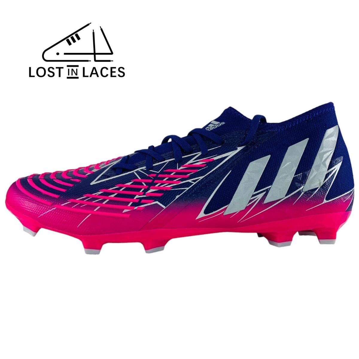 Adidas Predator Edge.2 FG Purple Pink Soccer Cleats GW6113 Men`s Sizes